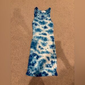 TALENTLESS Sky Blue Tie-Dye dress